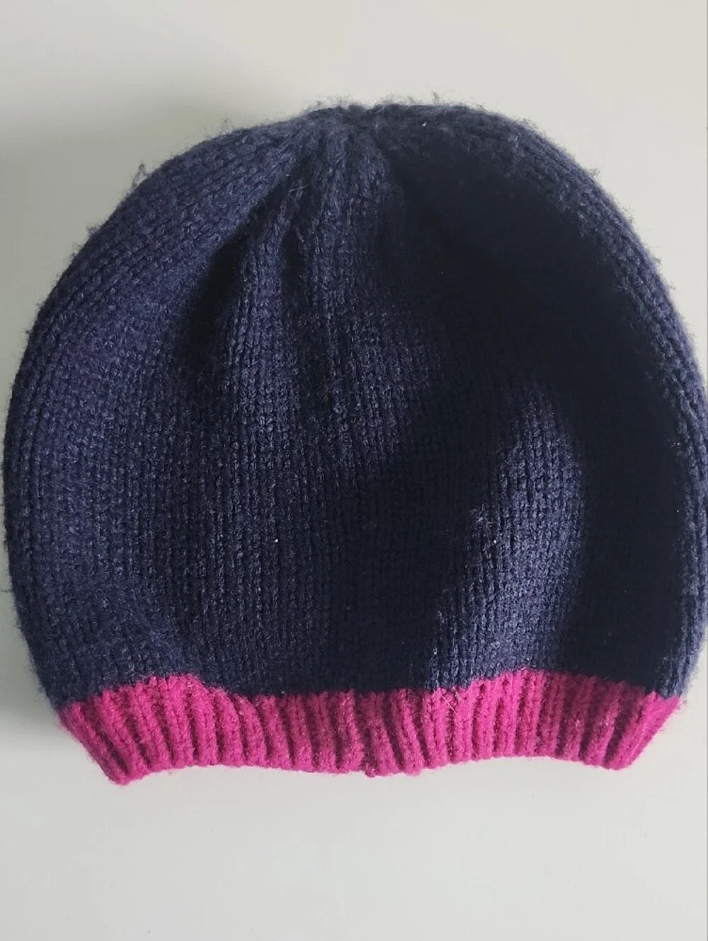 Gymboree Navy Toddler Peacoat with Pink-Trim Beanie